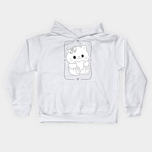 Color Your Own - Bear Kids Hoodie